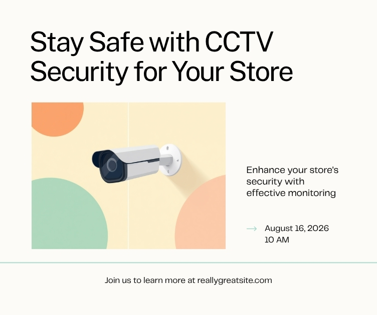 Instalación de cámaras CCTV en local comercial